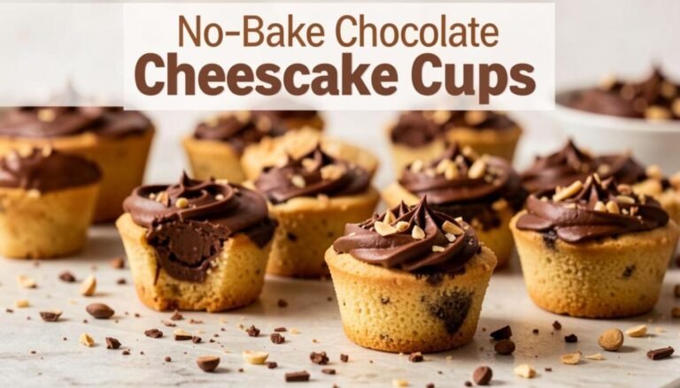 No Bake Chocolate Cheesecake Cups