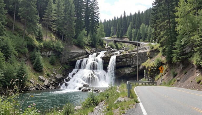 Panther Falls – A Scenic Roadside Waterfall, Virginia