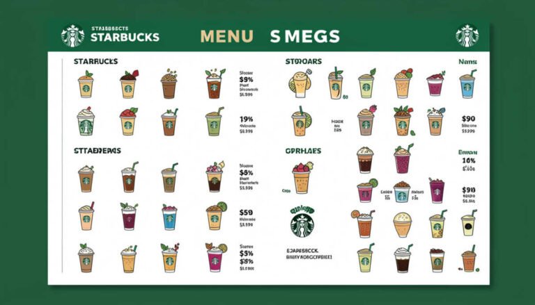 Starbucks Menu
