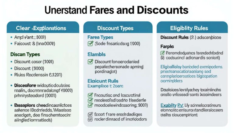 Understand Fares and Discounts