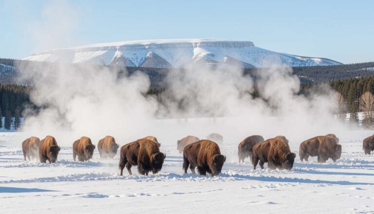 Yellowstone National Park – Snow, Wildlife & Steam