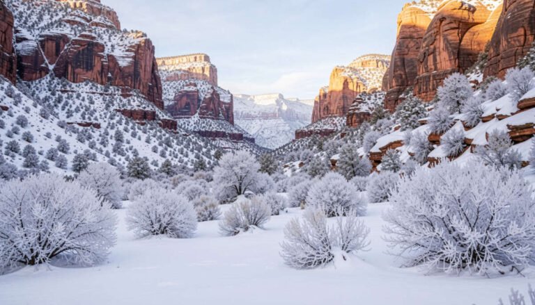 Zion National Park – Rare Snow in the Desert