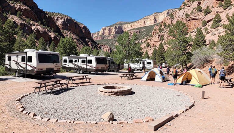 Canyon Campground (Best Overall for First Time Visitors)