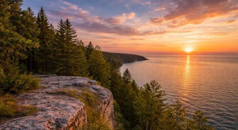 Center Hill Lake – Sunset with Scenic Overlooks