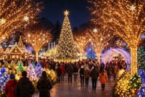 Christmas lighting festival