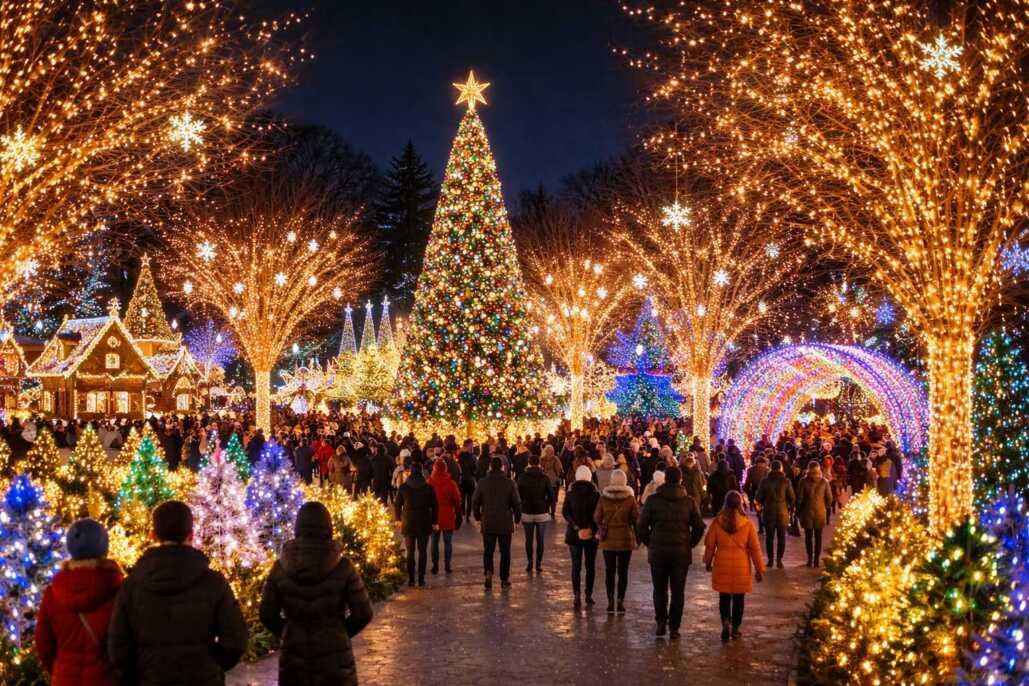 Christmas lighting festival