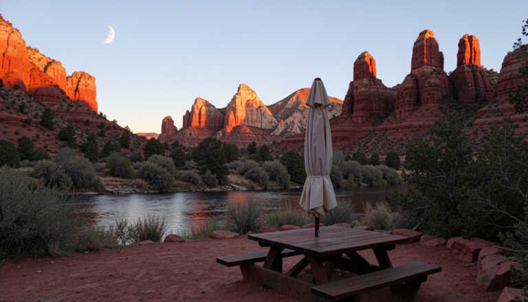Crescent Moon Picnic Site (Sedona) – Red Rocks & River Views