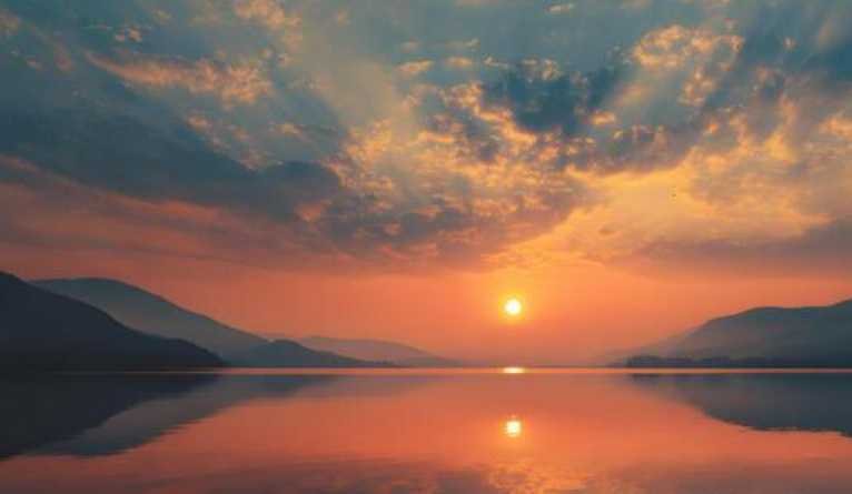 Dale Hollow Lake – Crystal Clear Sunset Reflections