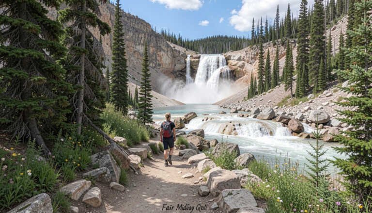 Fairy Falls Trail (Near Midway Geyser Basin)