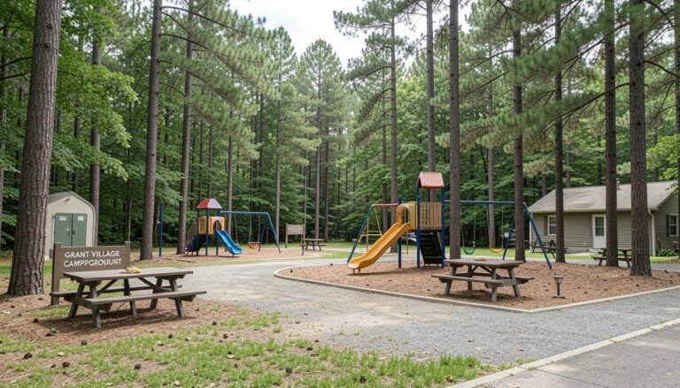 Grant Village Campground (Best for Families & Amenities)
