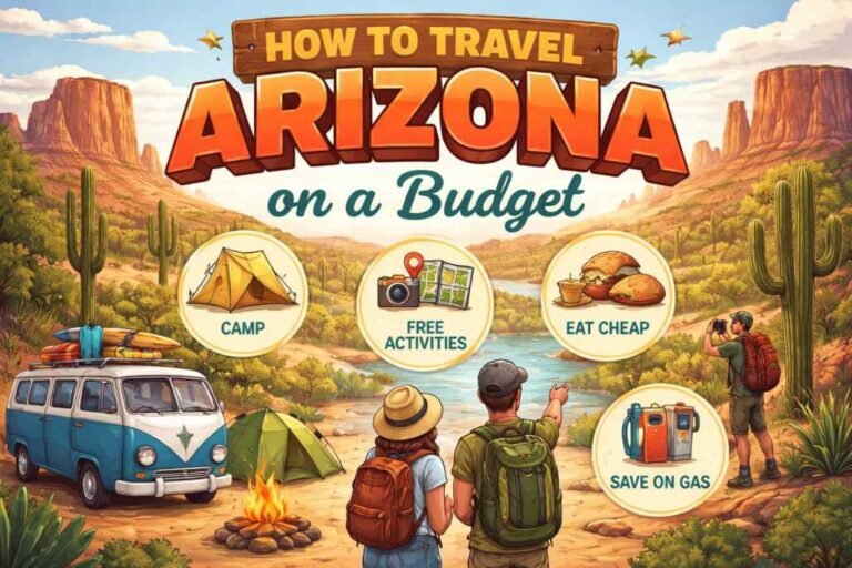 How to travel Arizona on a budget.
