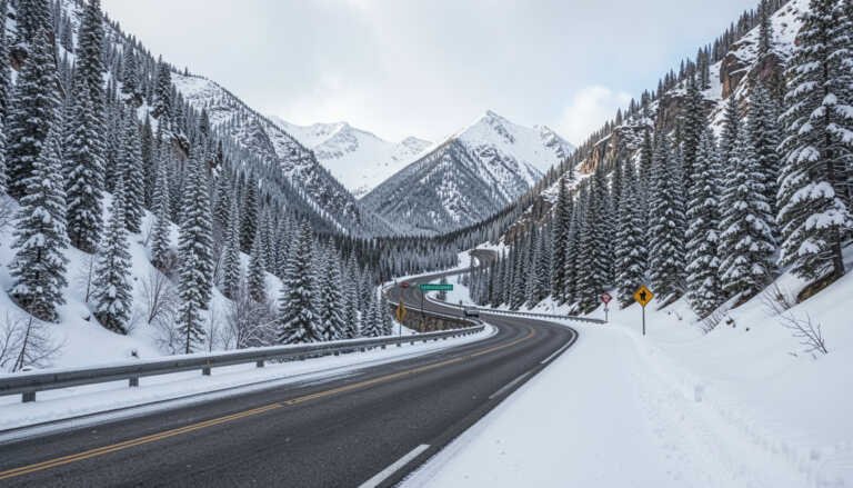 Independence Pass Winter Route
