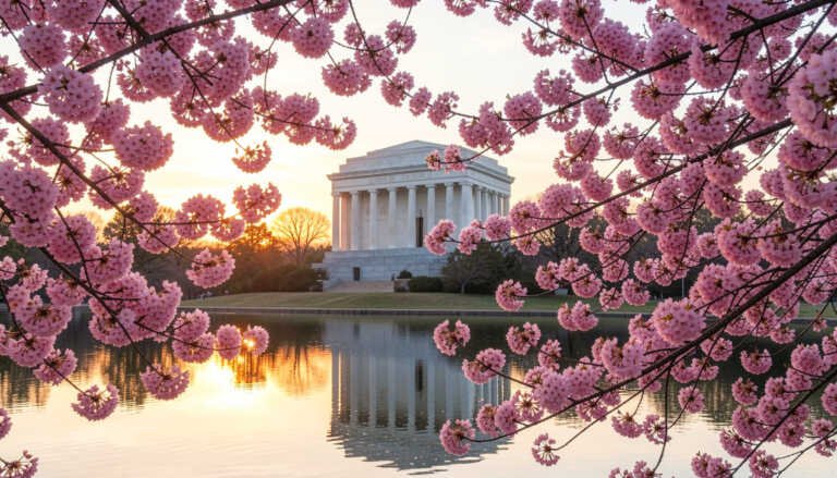 Jefferson Memorial – Iconic Views with Cherry Blossoms