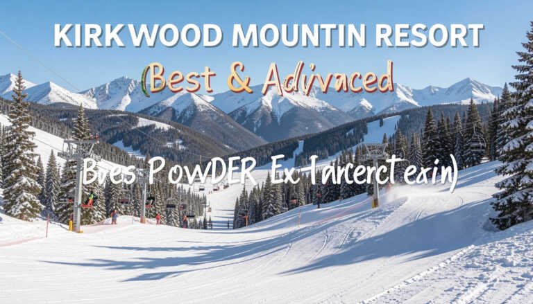 Kirkwood Mountain Resort (Best Powder & Advanced Terrain)
