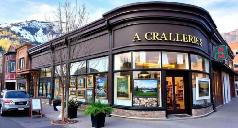 Park City Fine Art Galleries on Main Street