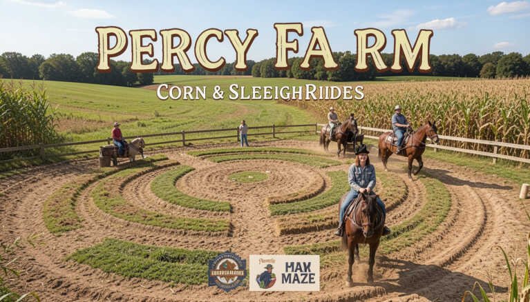 Percy Farm Corn Maze & Sleigh Rides