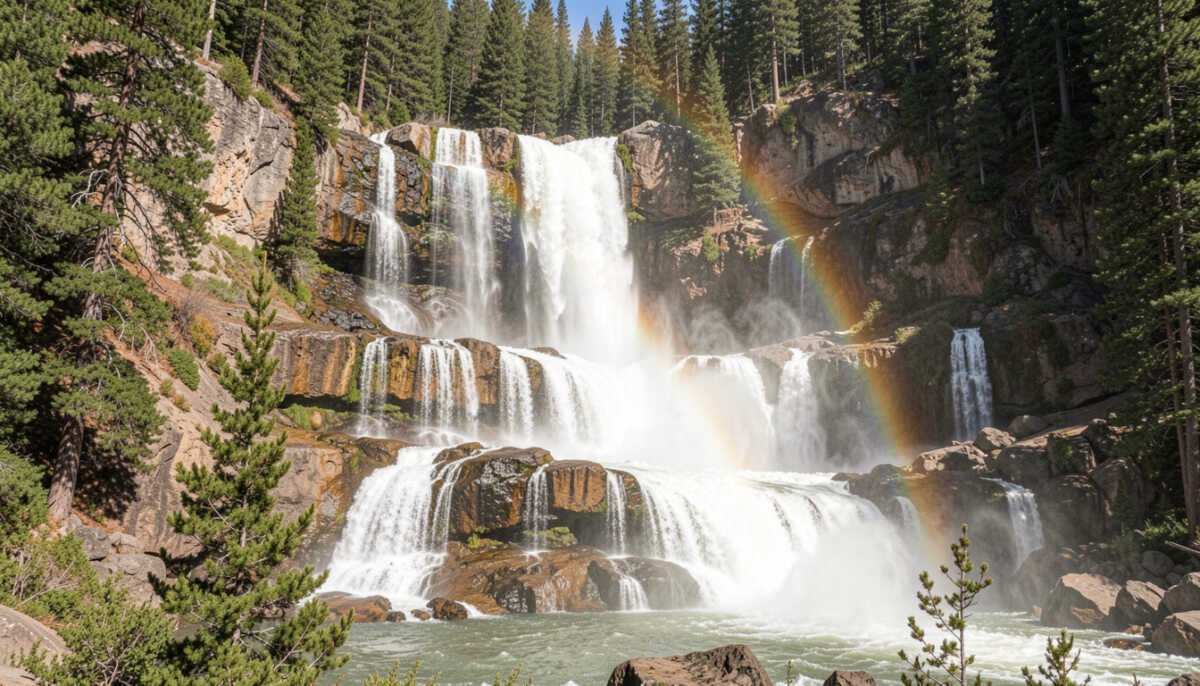 Stunning Cascading Waterfalls in California