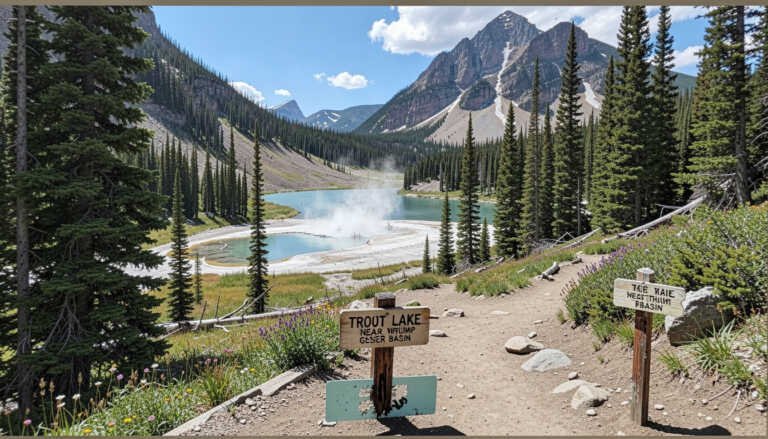 Trout Lake Trail (Near West Thumb Geyser Basin)