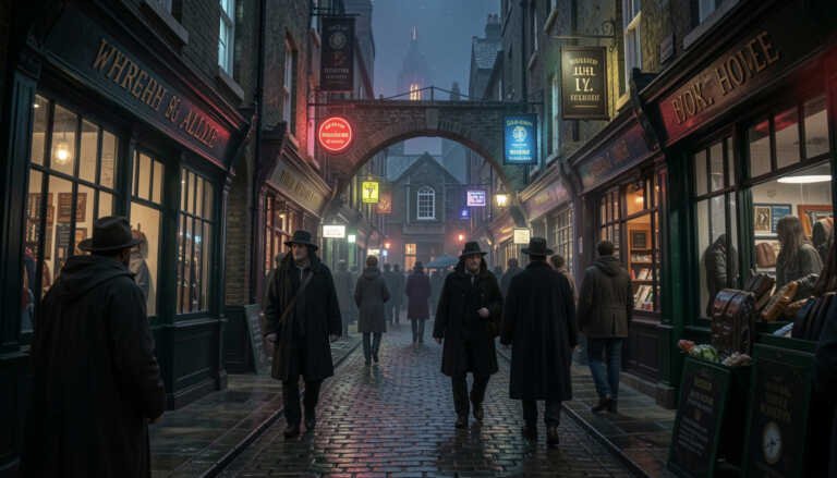 Wander Through Diagon Alley at Night