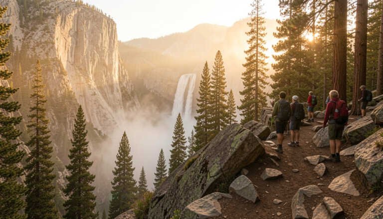 Yosemite Falls Viewpoints Route — Short & Rewarding
