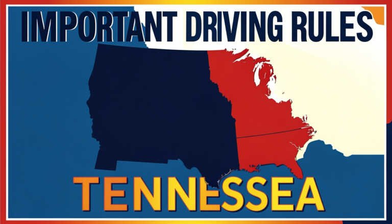 Important Driving Rules in Tennessee