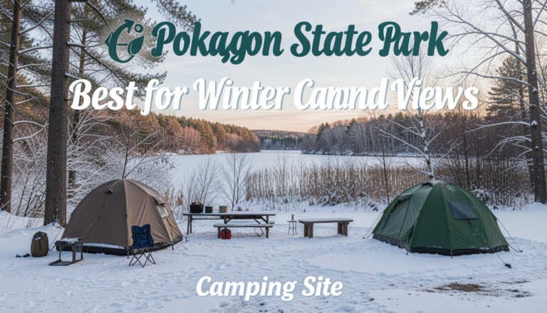 Pokagon State Park – Best for Winter Camping and Lake Views