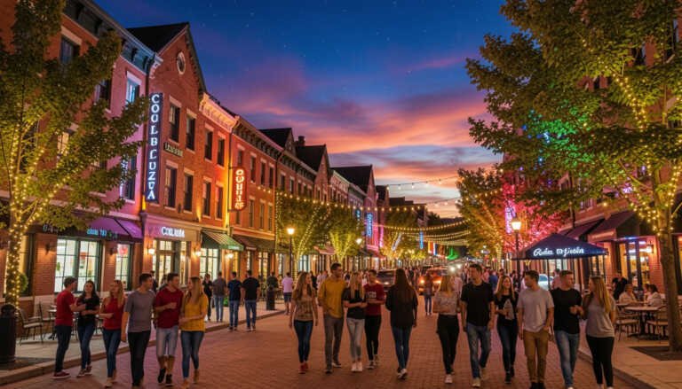 Columbia – College Town Energy with Great Nightlife