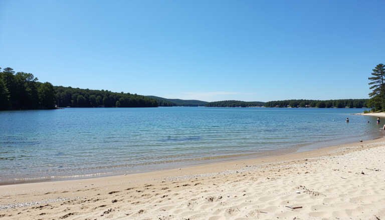 Finger Lakes State Park Beach – Columbia