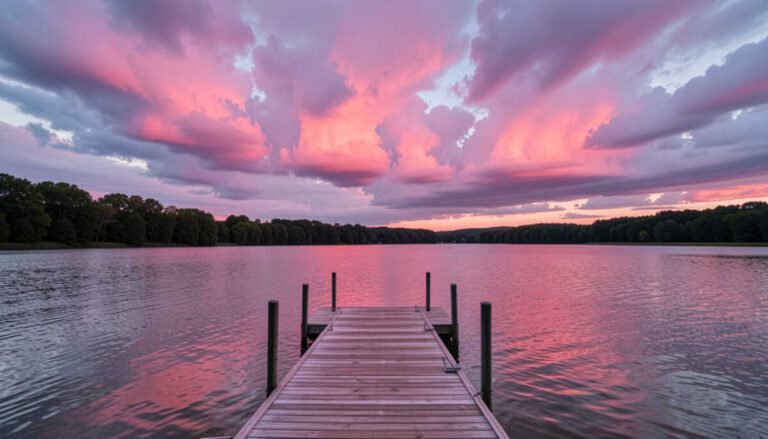 Lakeside Sunsets in Missouri