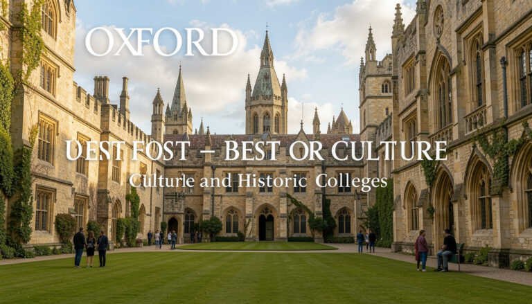 Oxford – Best for Culture and Historic Colleges