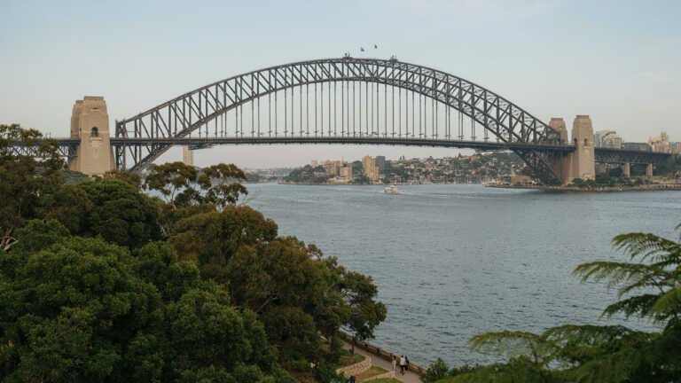 Blues Point Reserve – Sydney Harbour Bridge from the North