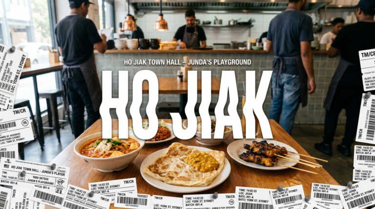 Ho Jiak Town Hall Jundas Playground (Enter from York Street) – Best for Malaysian Food