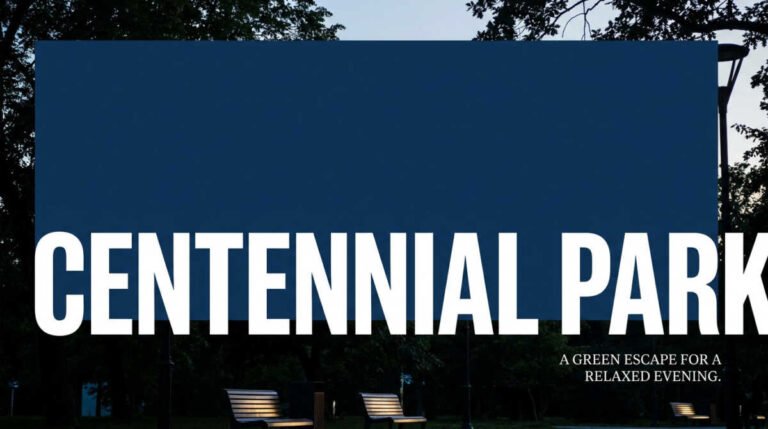 Centennial Park – A Green Escape for a Relaxed Evening